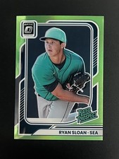 RYAN SLOAN 2026 Panini Donruss LIME GREEN OPTIC PRIZM /149 #127 SEATTLE MARINERS