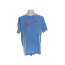 Nike, T-shirt, Größe: 137/147, Blau, Polyester, Print, Jungen #59U
