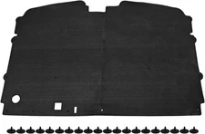 Truck Hood Insulation Pad Heat Shield & Clips Fits for Chevy GMC C1500 C2500