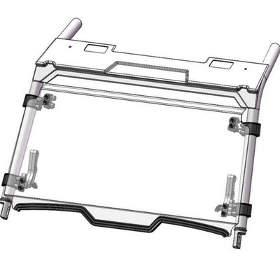 DIRECTION 2 Front Full 1pc Tilt Windshield Polaris Rzr XP für Moto Ersatzteile