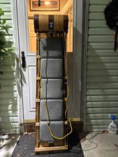 Vtg Canadian Flyer by Torpedo Toboggan 6' Bent Wooden Sled Ride, Prop, or Decor