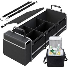 Trunk Organizer - Foldable Car Organizer for SUVs Sedans Storage