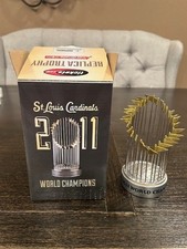 STL Cardinals 2011 WS Replica Trophy Stadium Giveaway. New In Box. With Ticket