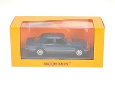 Mercedes Benz 230E W124 1991 Dark Blue Metal 1:43 Minichamps 940037006 LHD