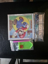 X003 Diamond Painting Kit w/ Drills Beads Organizer Box Tray Pen  Wax Tool