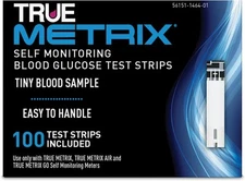 TRUE METRIX Blood Glucose Test Strips 100ct (100 Strips) 100 