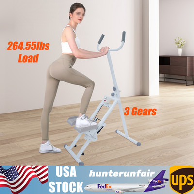 Workout Stair Stepper Foldable Vertical Stair Climber Machine Fitness Stepper