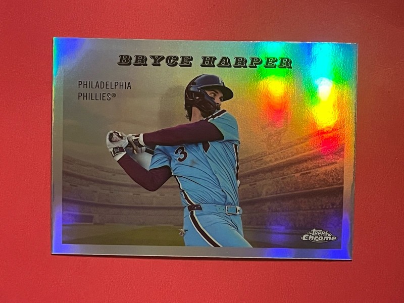 2025 Topps Chrome Platinum Bryce Harper Rails And Sails 55RS-20 Phillies