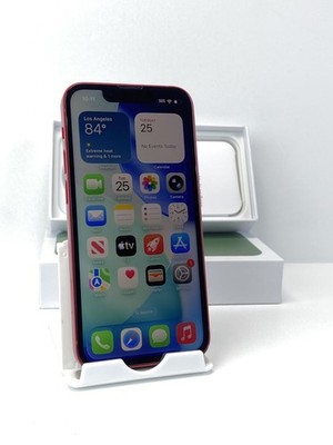 Apple iPhone 13 Mini A2481 256GB (PRODUCT)Red 100% battery health Unlocked phone