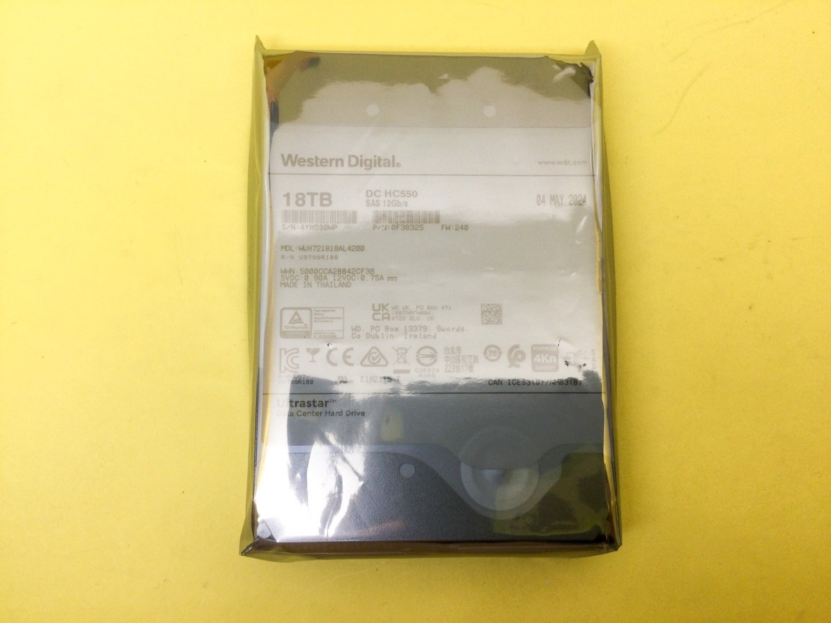 [2個セット 36TB]大容量HDD WD 18TB HC550 NAS 2個セット 36TB]大容量HDD WD 18TB HC550 NAS Amazon.com