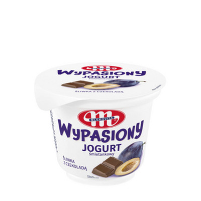 5900512904023 Mlekovita Wypasiony yogurt śmietankowy śliwka z czekoladą 200g 