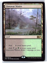 Llanowar Wastes - Magic 2015 (M15) #244/269 Rare Land
