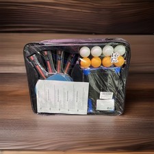 Ping Pong -Table Tennis Set 4 Paddles 4 Balls Net.With Travel Case Last One!!!!