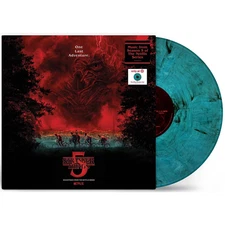 Stranger Things Season 5 Soundtrack Limited Sea Blue Smoke Color Vinyl LP
