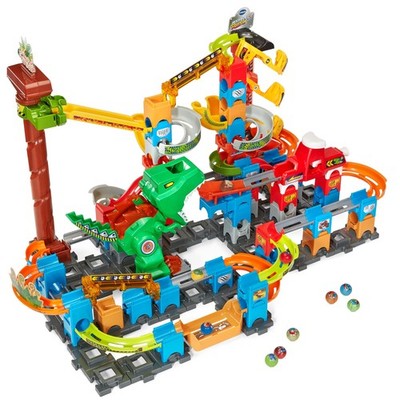 VTech Marble Rush T-Rex Dino Thrill Track 29.3'' x 17.4'' x 21.7'', Multicolor 