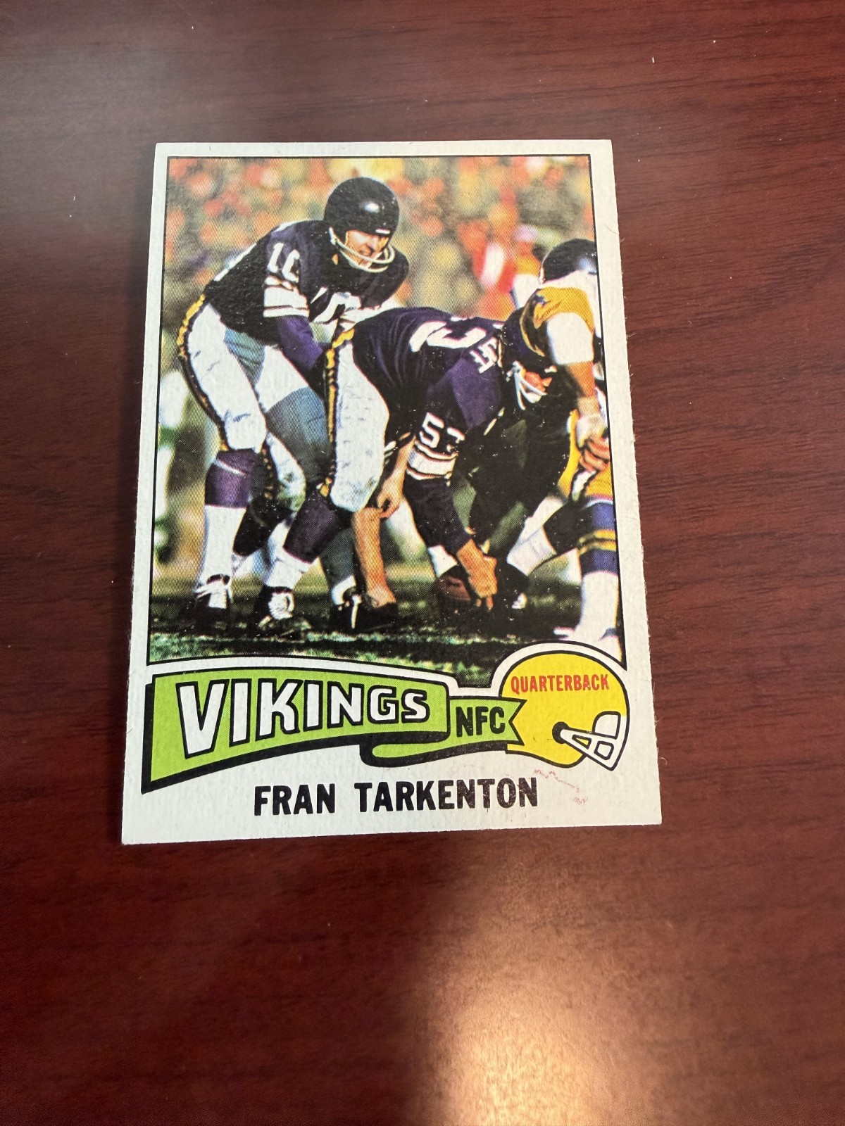 1975 Topps #400 Fran Tarkenton HOF. EX