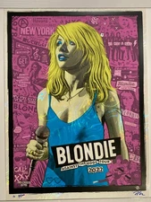 ZOLTRON Blondie Against The Odds Tour 2022 FOIL POSTER B Goose Grateful Ozzy Foo