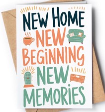 New Home Card - Housewarming Card New Homeowners - Apartment Congratulations