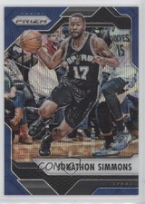 2016-17 Panini Prizm Blue Wave Prizm 52/99 Jonathon Simmons #239 n0c