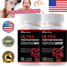  1 BEST-MALE ENLARGER THICKER LONGER BIGGER 4" GROWTH ENLARGEMENT 120 CAPULES