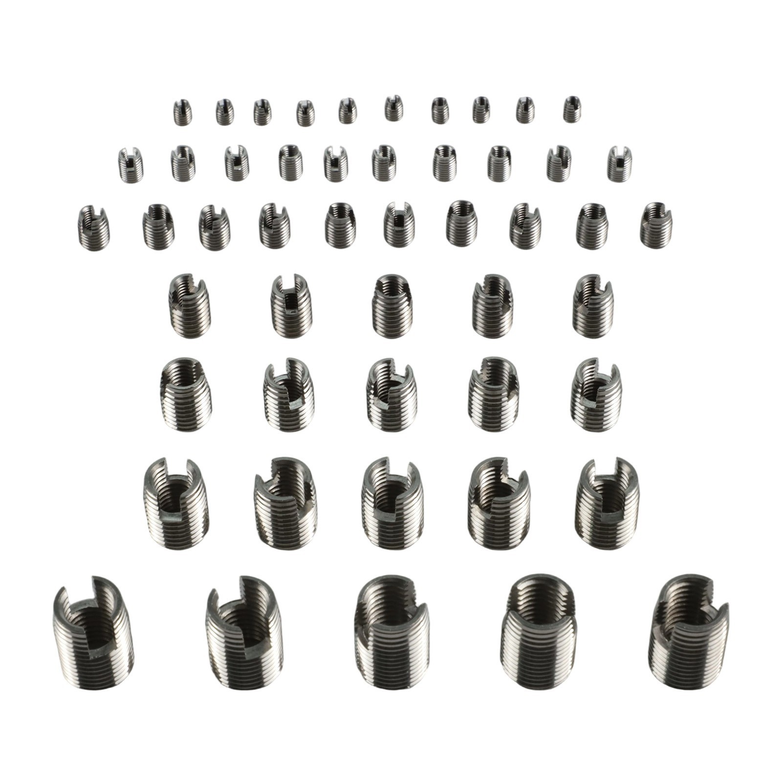 50PC Stainless Steel Inserts for M3 M5 M6 M8 M10 For M12 Thread Repair