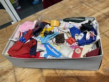 Vintage Sindy Doll Clothes accessories Bundle Job Lot Shoe Box Full