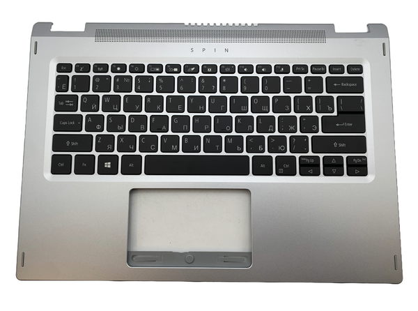Acer Spin SP114-31 SP114-31N Cover Handauflage Tastatur Russische Silber-image
