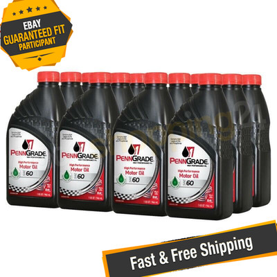 Penngrade 71166 High Performance Motor Oil SAE 60, 1 Quart - Set of 12
