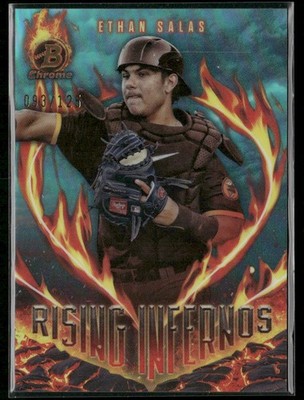 2024 Bowman Ethan Salas Rising Infernos Aqua Refractors #093/125 #RI-12