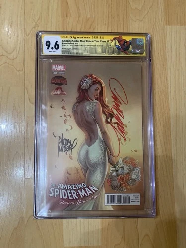 CGC 9.6 AMAZING SPIDER-MAN RENEW YOUR VOWS #1 CAMPBELL + Kubert SIGNATURES