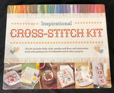 Inspirational Counted Cross Stitch Kit 14 Projects Sealed