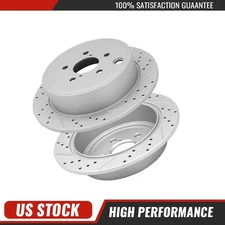 For 2009-2013 Forester Impreza Legacy Outback Brz Rear Drilled Brake Disc Rotors