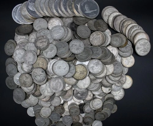 LOT $118.70 FACE VALUE 80% SILVER CANADIAN COINS - FEW .925