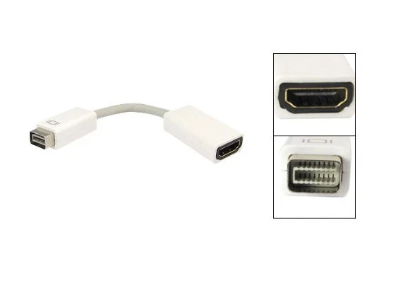 Mini DVI (Male) to HDMI (Female) Video Adapter Cable - Image 4 of 4