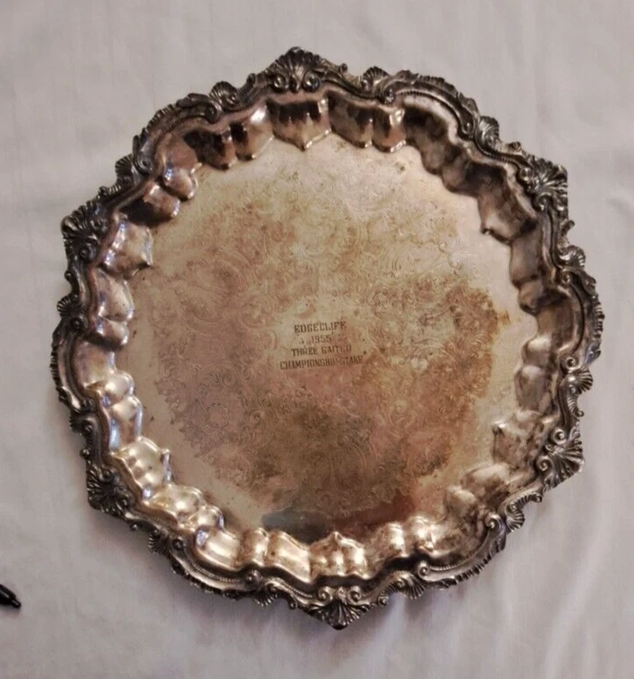 Wallace Chippendale Chippendale Antique US Silver-Plated Platters