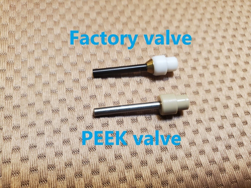 PEEK Poppet Valve: Artemis PP750, PP800, CP1, CP2, Notos. READ