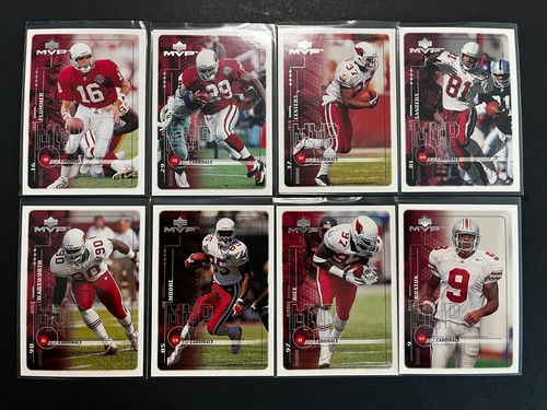 1999 Upper Deck MVP ARIZONA CARDINALS Team Set/Lot (8) Plummer Rice Boston RC - 第 1/2 張圖片