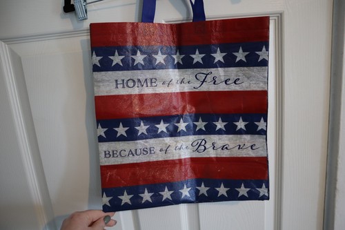 Reusable tote bag - America-theme - Home Of The Free Because Of The Brave - Picture 7 of 7