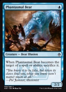 Phantasmal Bear x4 - Masters 25 - NM-Mint, English - Masters 25