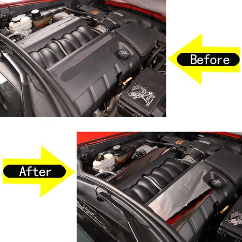 Stainless Car Engine Side Trim Engine Protection Cover For Corvette C6 2005-2013 - Picture 5 of 21