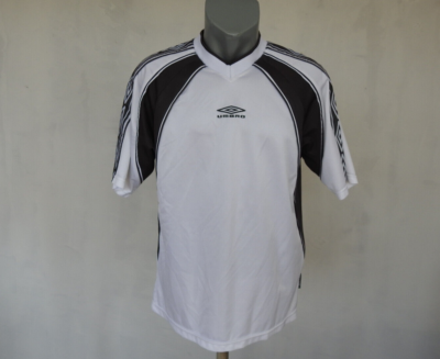 umbro vapa tech Vintage ENGLAND White UMBRO Vapa Tech Soccer Team Jersey - Adult Size  Medium M main image 1
