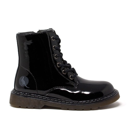 XTI Kids 57347 Stivaletti Bambina Anfibi con Zip Nero