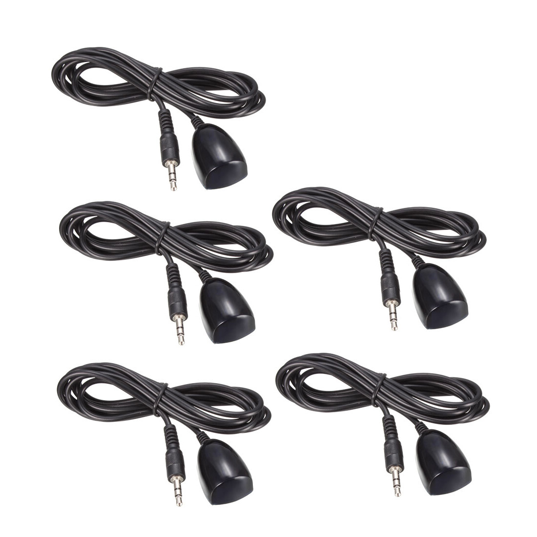 5pcs IR Infrared Receiver Extender Cable 3.5mm Jack 4.9Ft Range 26-39FT