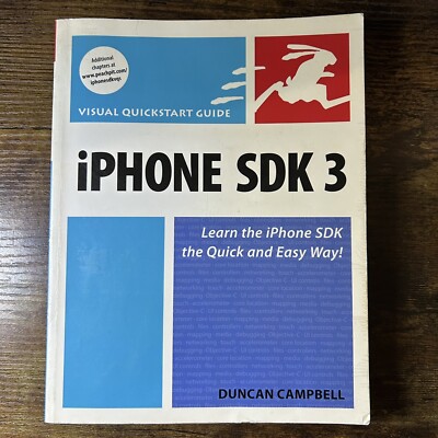 IPHONE SDK 3 Visual QuickStart Guide 2010 By Duncan Campbell Learn Iphone
