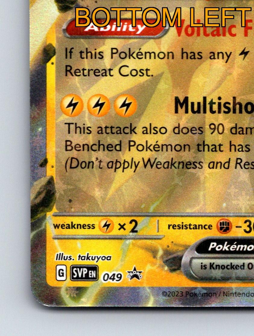 Basic Zapdos EX HP 200 Voltaic Float Multishot Lightning Rarity
