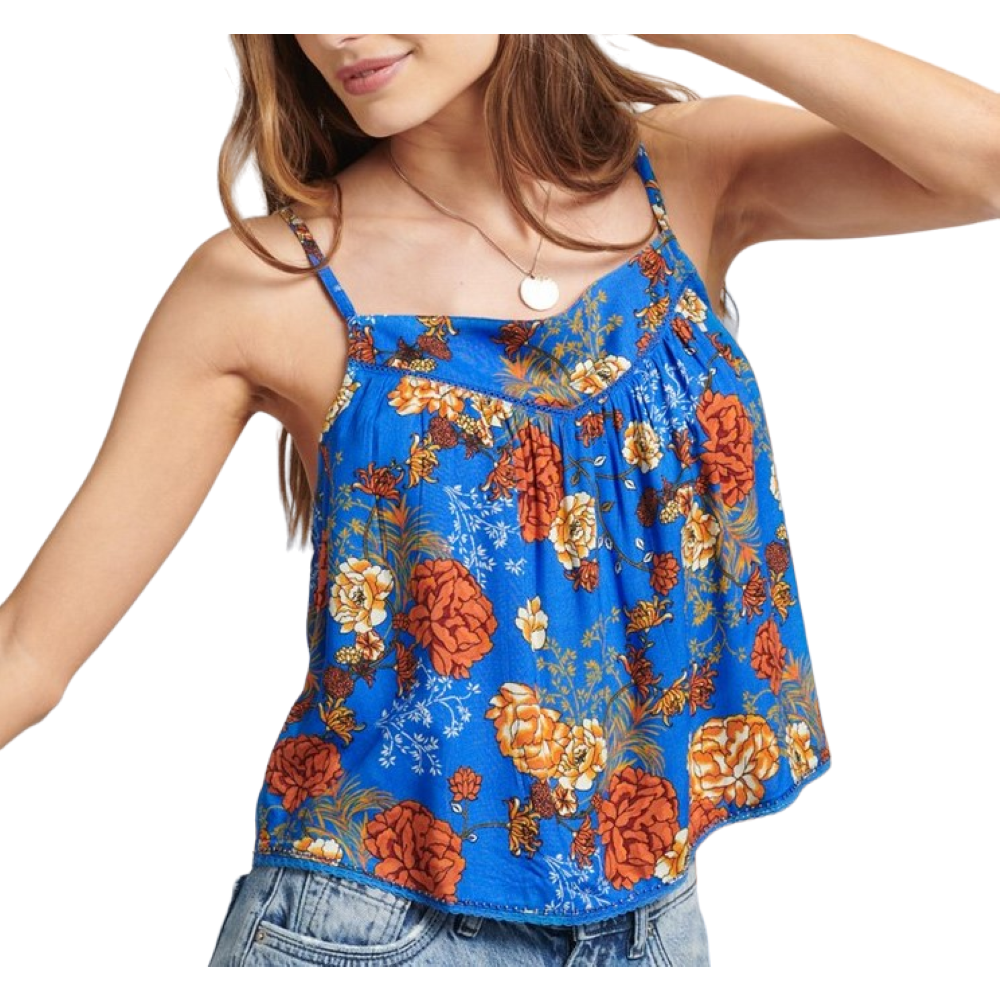 Top da donna SuperDry vintage abbellito S