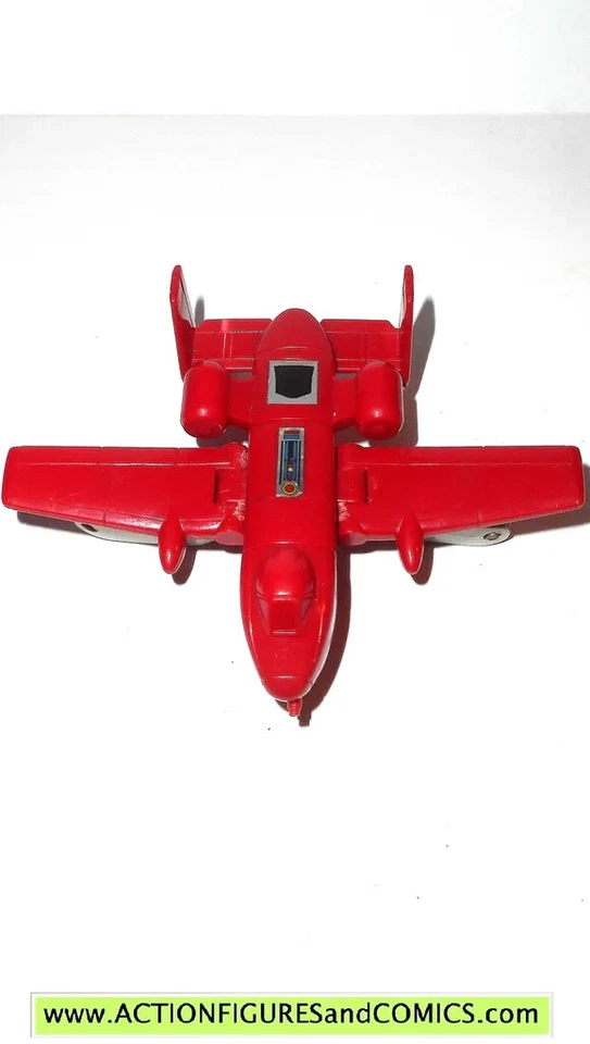 Transformers 1985 vintage POWERGLIDE 100% Complete generation 1 one red plane - Image 3 of 4