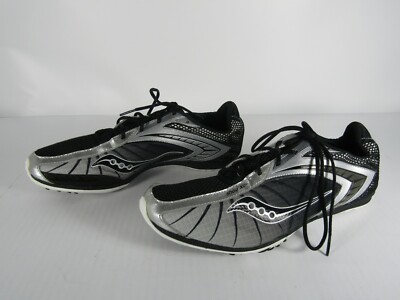 Saucony Men's Shay Xc Flat Track Shoe Black/Silver/Gray With
