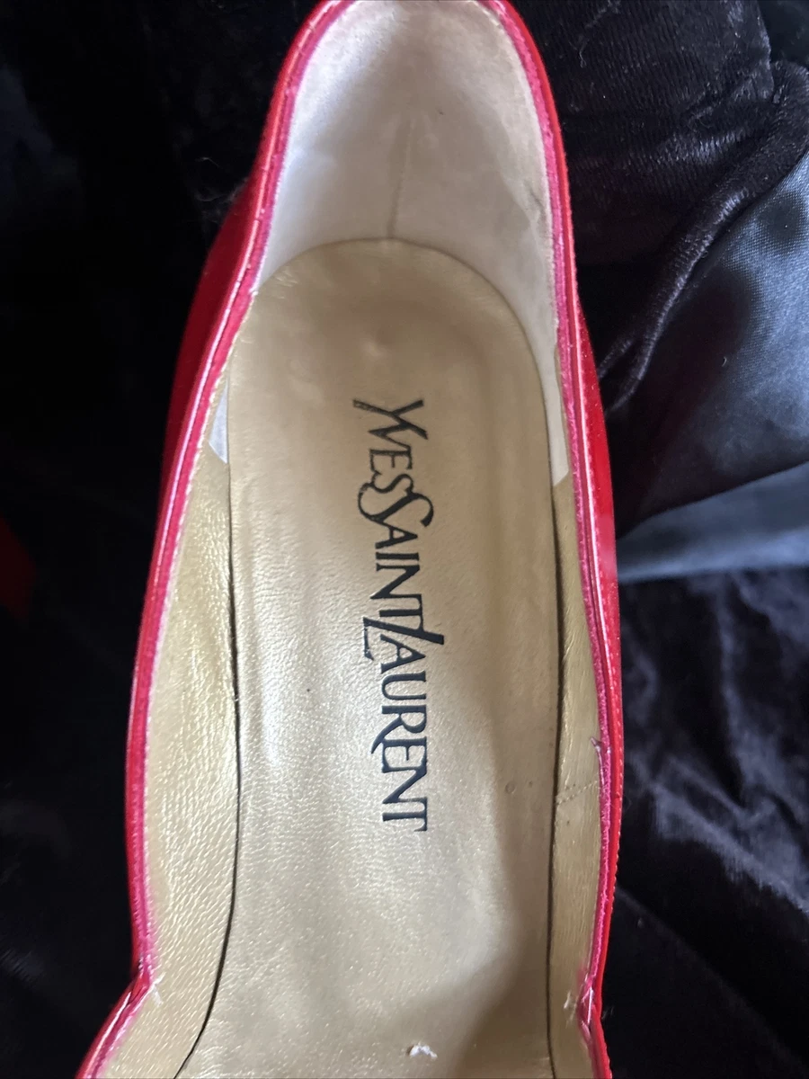 Yves saint laurent red shoes cheap