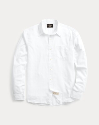   RRL  Ralph Lauren Twill Workshirt White - XXL